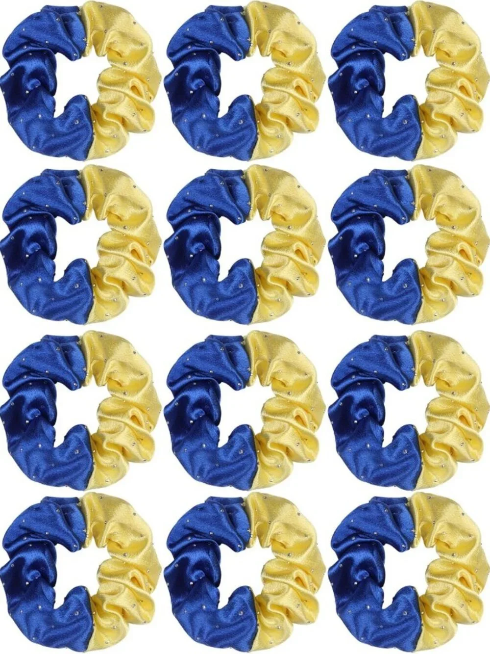 Satin Silk Hair Scrunchies 12 Pack, 4.5
